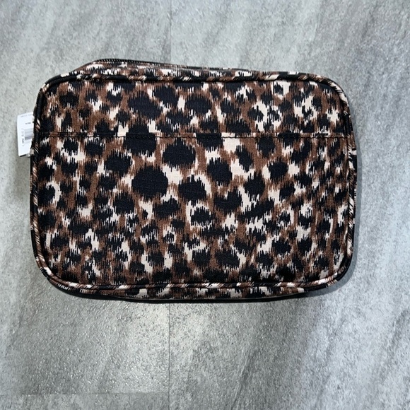 Nylon Crossbody Belt Bag animal print black & brown - Picture 4 of 9